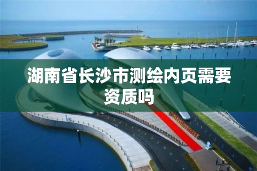 湖南省長沙市測繪內頁需要資質嗎