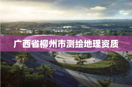 廣西省柳州市測繪地理資質