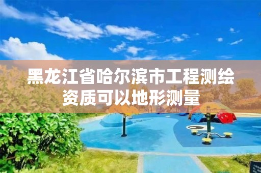 黑龍江省哈爾濱市工程測繪資質(zhì)可以地形測量