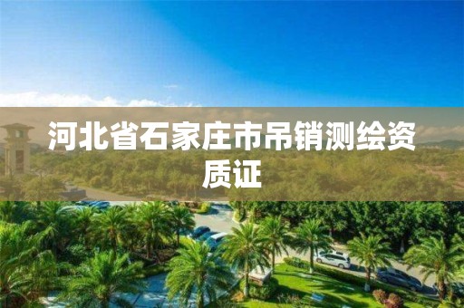 河北省石家莊市吊銷(xiāo)測(cè)繪資質(zhì)證