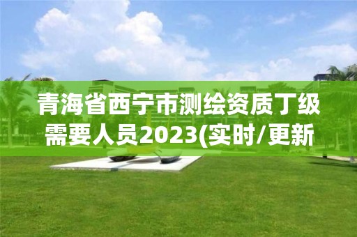 青海省西寧市測繪資質丁級需要人員2023(實時/更新中)