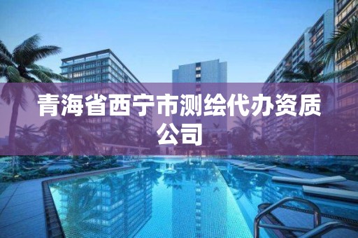 青海省西寧市測繪代辦資質公司