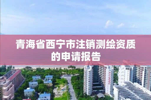 青海省西寧市注銷測繪資質的申請報告