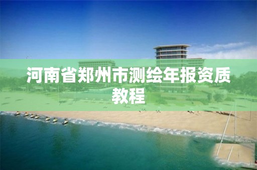 河南省鄭州市測繪年報資質教程