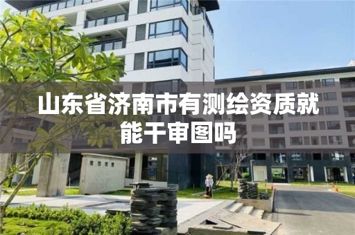 山東省濟南市有測繪資質就能干審圖嗎