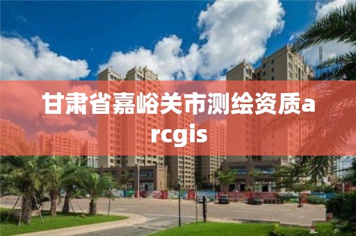 甘肅省嘉峪關市測繪資質arcgis