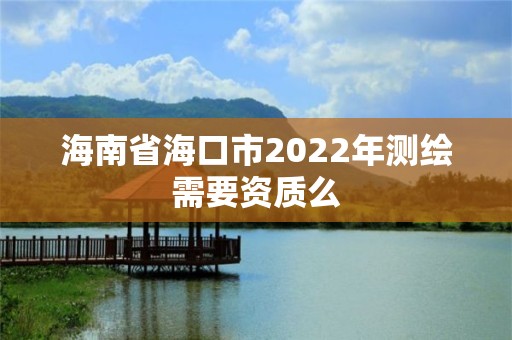 海南省海口市2022年測繪需要資質么