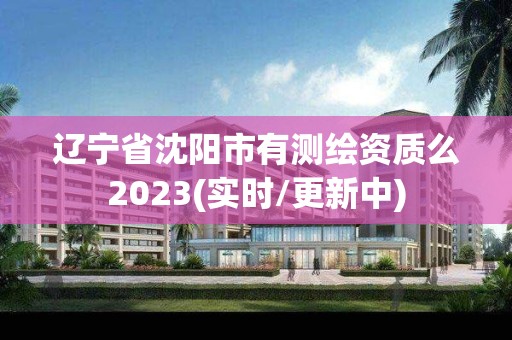 遼寧省沈陽市有測繪資質么2023(實時/更新中)