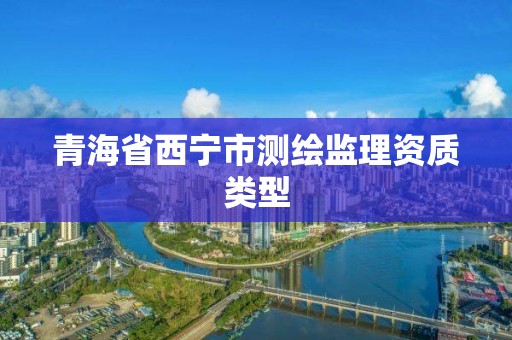 青海省西寧市測繪監理資質類型