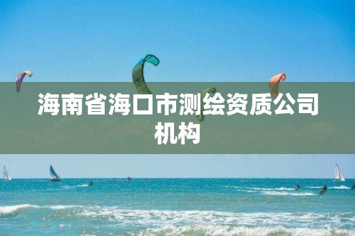 海南省海口市測繪資質公司機構