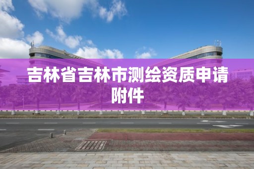 吉林省吉林市測繪資質申請附件