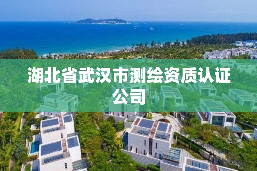 湖北省武漢市測繪資質認證公司