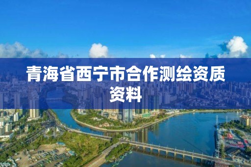 青海省西寧市合作測繪資質資料