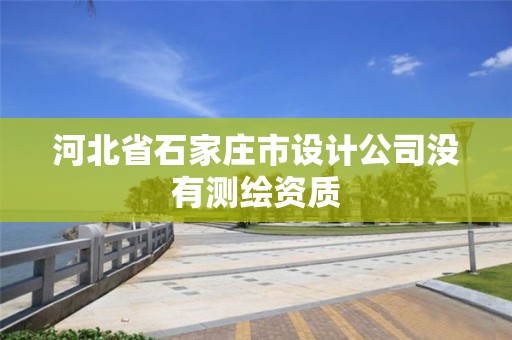 河北省石家莊市設(shè)計(jì)公司沒(méi)有測(cè)繪資質(zhì)