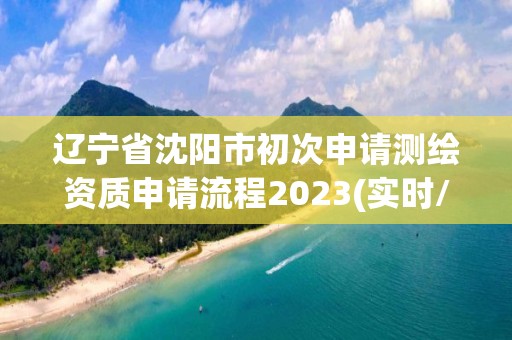 遼寧省沈陽市初次申請測繪資質(zhì)申請流程2023(實時/更新中)