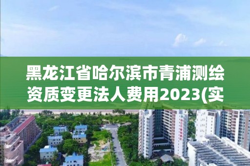 黑龍江省哈爾濱市青浦測繪資質(zhì)變更法人費用2023(實時/更新中)