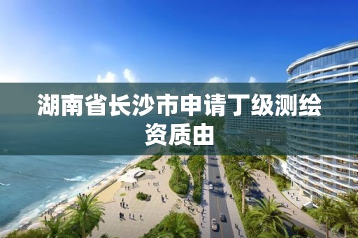 湖南省長沙市申請丁級測繪資質由