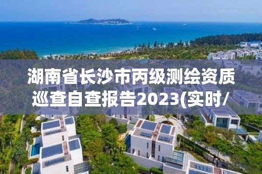 湖南省長沙市丙級測繪資質巡查自查報告2023(實時/更新中)