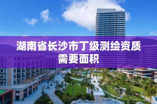 湖南省長沙市丁級測繪資質需要面積