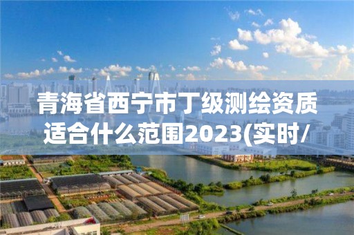 青海省西寧市丁級測繪資質適合什么范圍2023(實時/更新中)