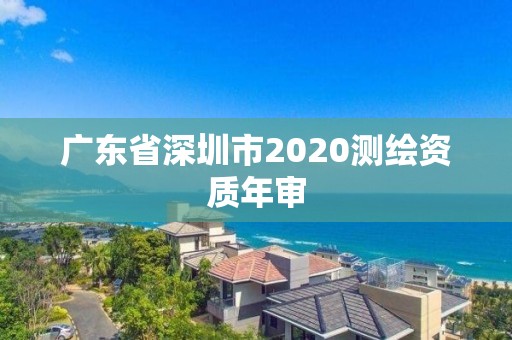 廣東省深圳市2020測繪資質(zhì)年審