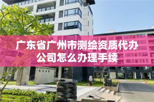 廣東省廣州市測繪資質代辦公司怎么辦理手續