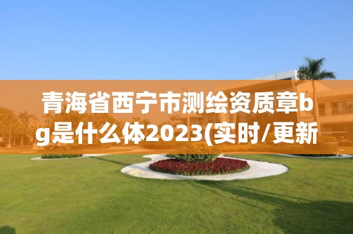 青海省西寧市測繪資質章bg是什么體2023(實時/更新中)