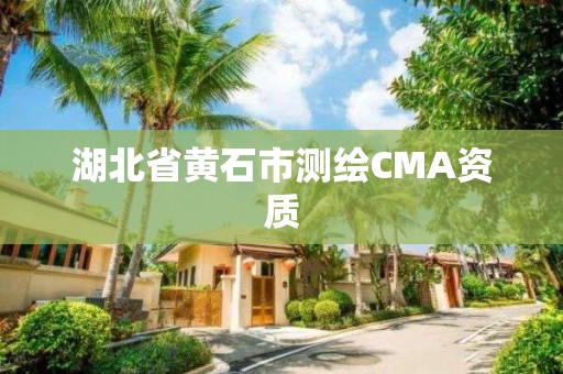 湖北省黃石市測繪CMA資質