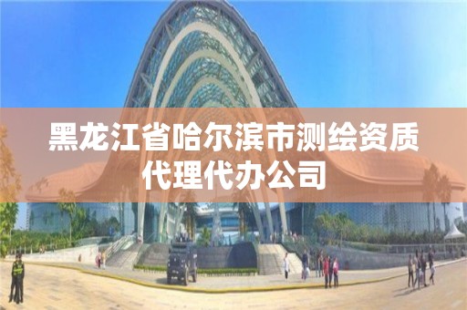 黑龍江省哈爾濱市測繪資質(zhì)代理代辦公司