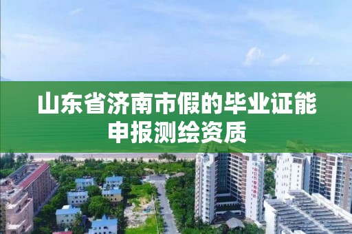 山東省濟(jì)南市假的畢業(yè)證能申報(bào)測繪資質(zhì)