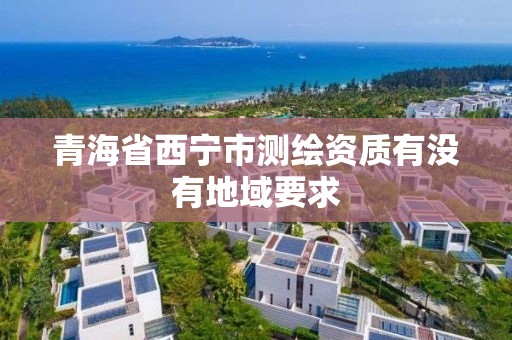 青海省西寧市測繪資質有沒有地域要求