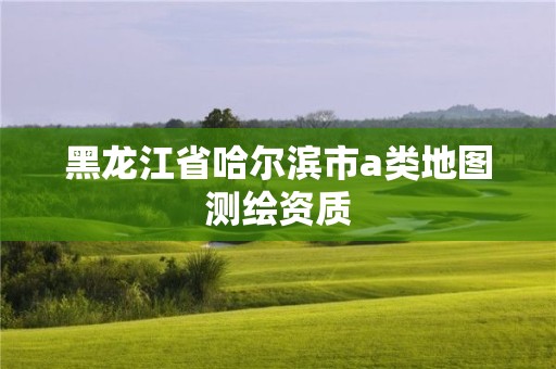 黑龍江省哈爾濱市a類地圖測(cè)繪資質(zhì)