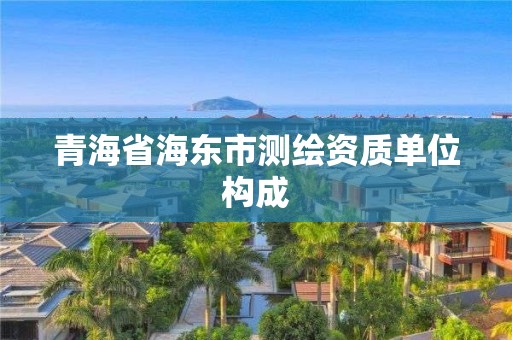 青海省海東市測(cè)繪資質(zhì)單位構(gòu)成