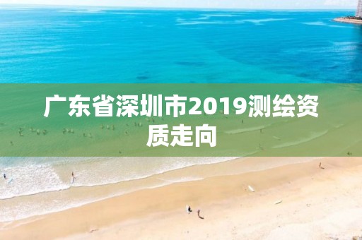 廣東省深圳市2019測(cè)繪資質(zhì)走向