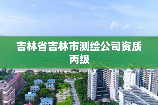 吉林省吉林市測繪公司資質丙級