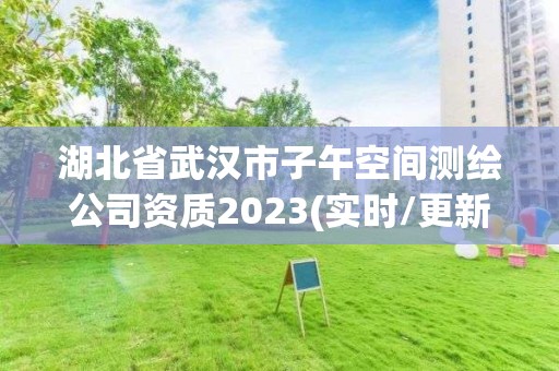 湖北省武漢市子午空間測繪公司資質2023(實時/更新中)