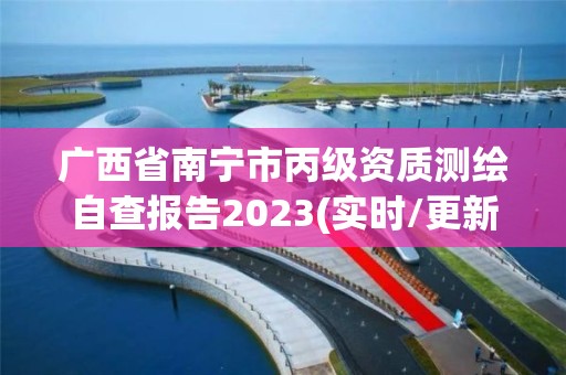 廣西省南寧市丙級資質測繪自查報告2023(實時/更新中)