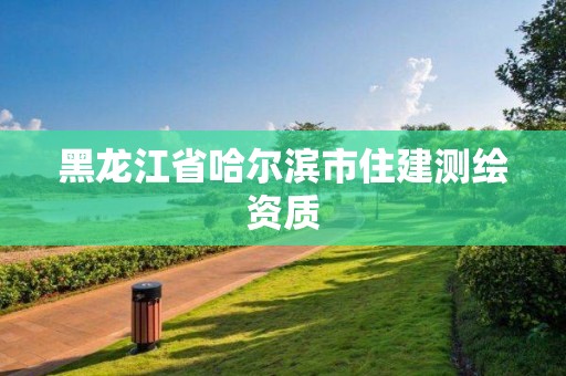 黑龍江省哈爾濱市住建測繪資質