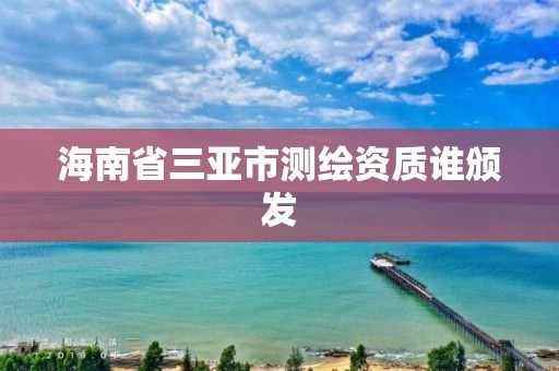 海南省三亞市測繪資質(zhì)誰頒發(fā)