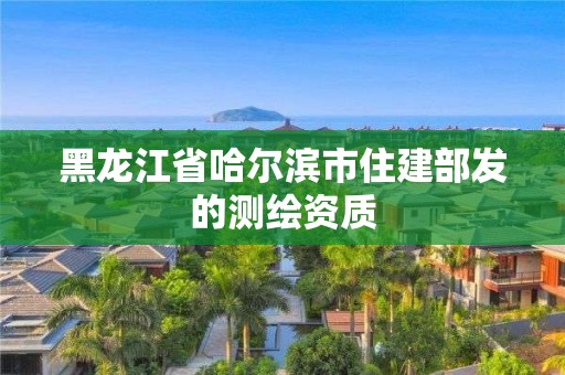 黑龍江省哈爾濱市住建部發的測繪資質