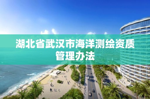 湖北省武漢市海洋測繪資質管理辦法