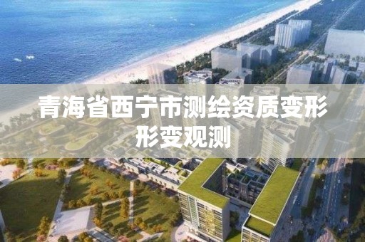 青海省西寧市測繪資質變形形變觀測