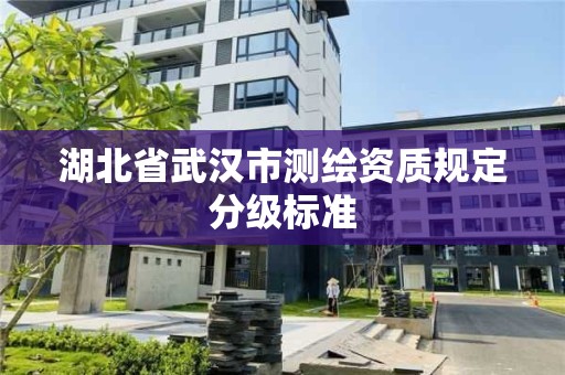 湖北省武漢市測繪資質規定分級標準