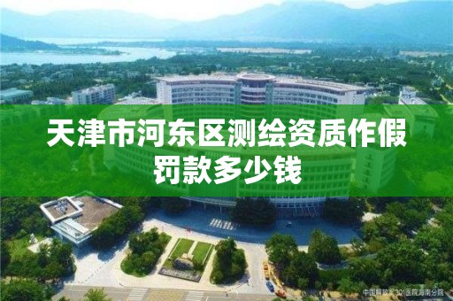 天津市河東區測繪資質作假罰款多少錢