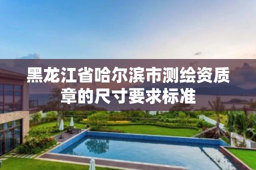 黑龍江省哈爾濱市測繪資質章的尺寸要求標準