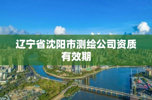 遼寧省沈陽市測繪公司資質有效期