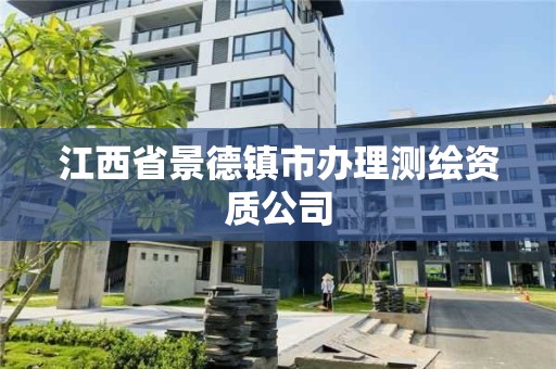 江西省景德鎮市辦理測繪資質公司