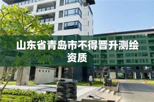 山東省青島市不得晉升測繪資質