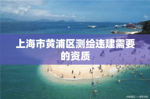 上海市黃浦區測繪違建需要的資質