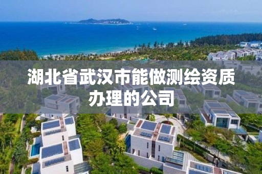 湖北省武漢市能做測繪資質(zhì)辦理的公司